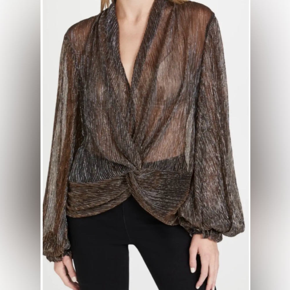 NWOT CAROLINE CONSTAS Bette Blouse